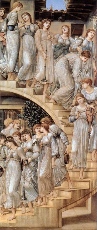 Sir Edward Coley Burne-Jones The Gold Stairs (mk19) France oil painting art